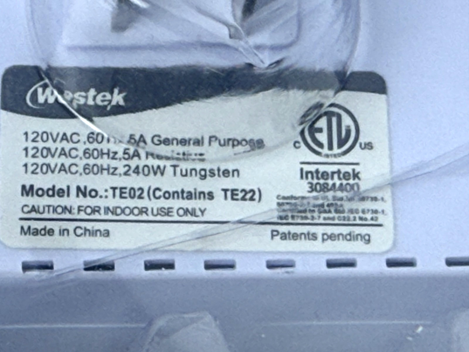 4 Westek Digital Outlets Timer Indoor Use TE22DHB NIP (2) Open (2)