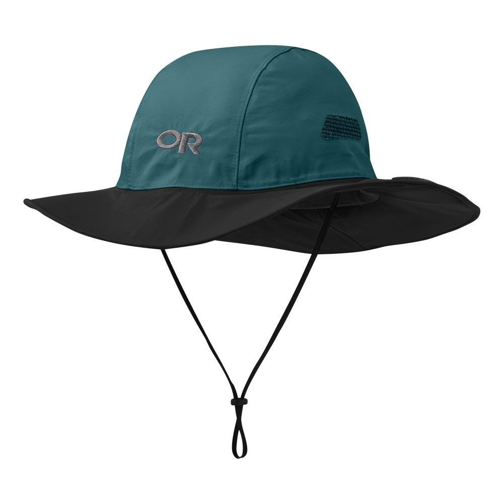 Outdoor Research Seattle Rain Hat Large Mediterranean Green and Black Gore-Tex