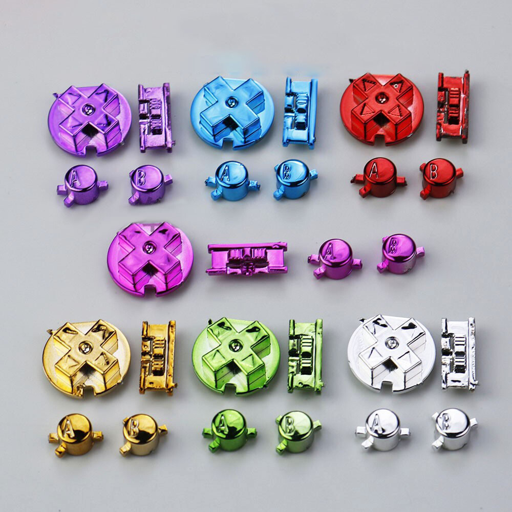 1X Buttons Replacement Set A B Keys D-Pad Buttons For Game Boy Color GBC Console