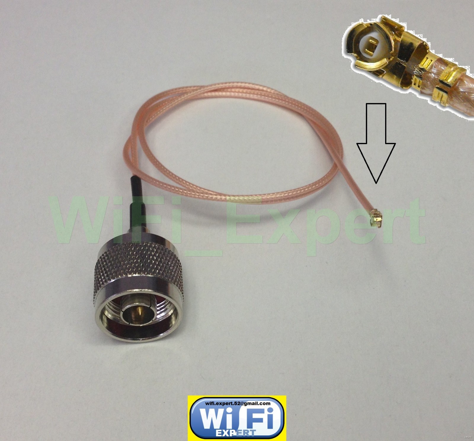 RG178 U.fl IPX to N Type Male Pigtail Cable For WIFI Wireless LOW LOSS 4-20 INCH
