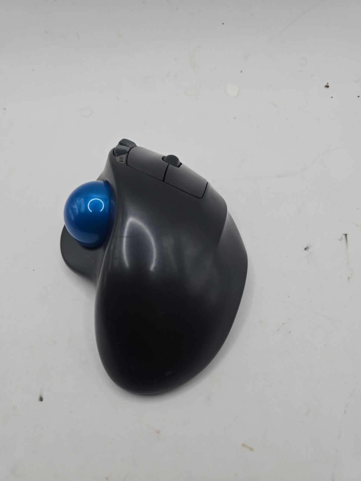 Logitech M570 Wireless Trackball Ergonomic Mouse Blue Ball w/USB Receiver Dongle