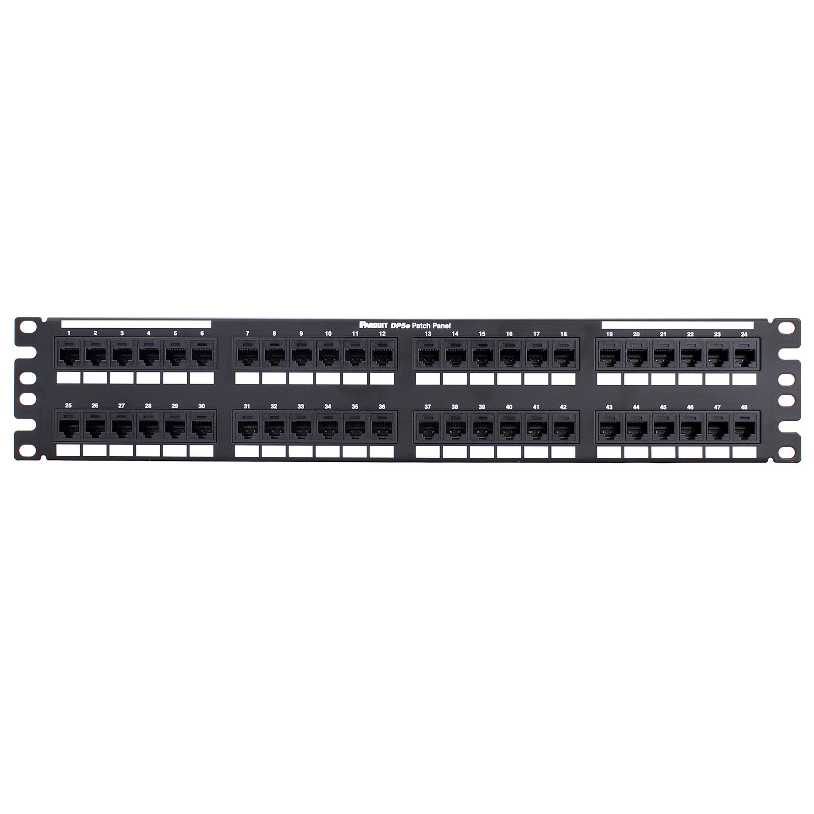 PANDUIT DP485E88TGY 2RU CATEGORY 5E 48 PORT CATEGORY 5E PATCH PANEL