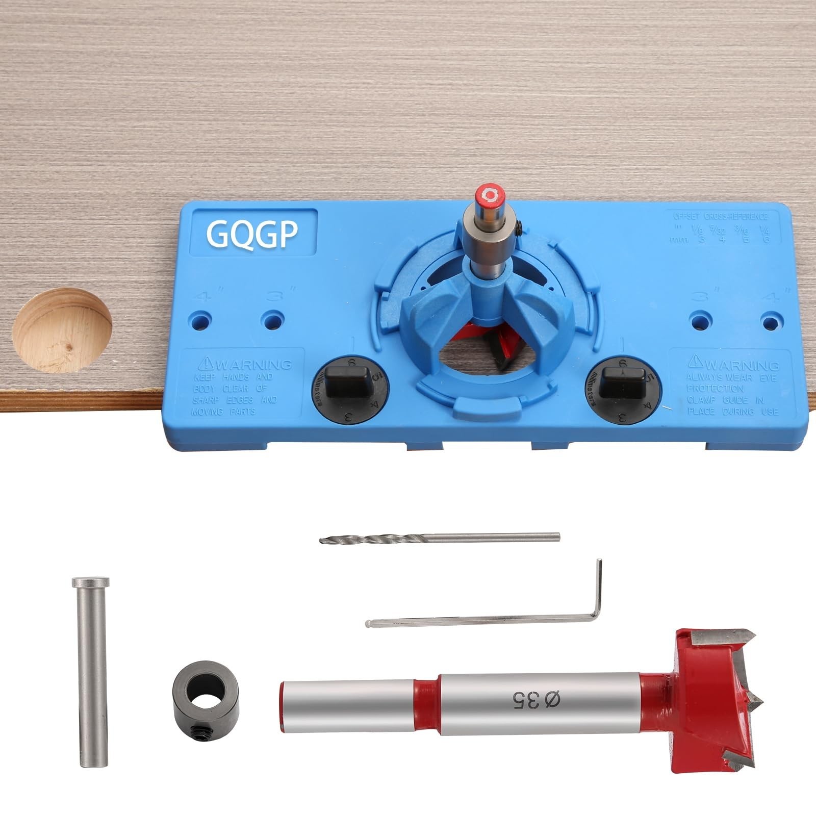 35mm Hinge Jig Concealed Hinge Hole Saw Jig Higne Drilling Jig Hole Guide Woo...