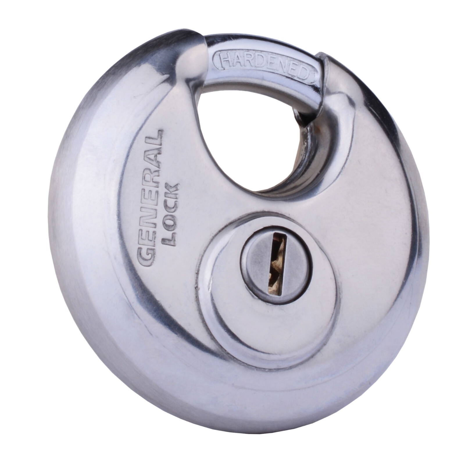 General Lock PL701SS KD 2-3/4'' Diameter Keyed Different Discus Padlock