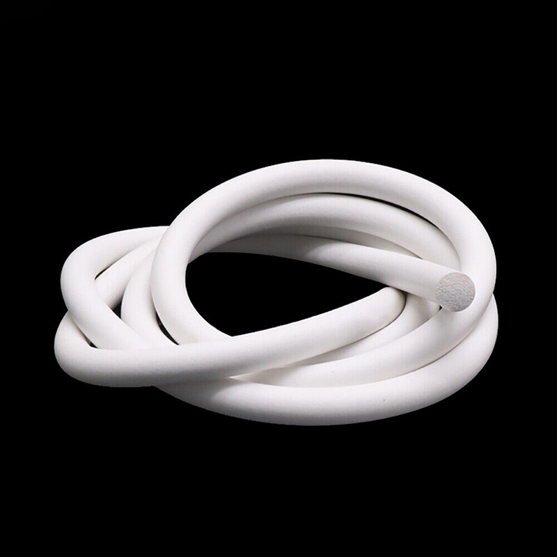 Silicone Rubber Cord White Round Strip Solid Rubber Strip Sealing Strip 1mm~25mm