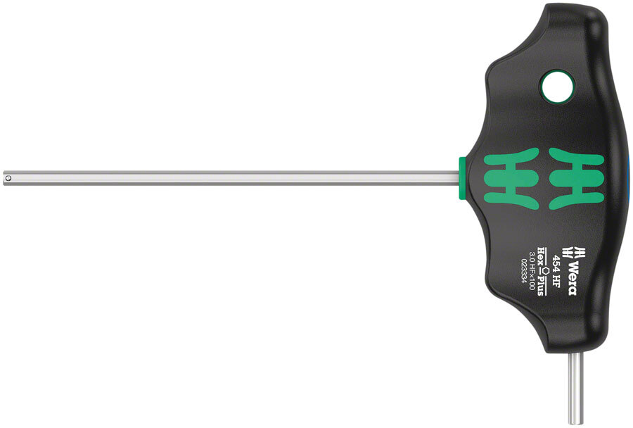 Wera 454 HF T-handle hexagon screwdriver Hex-Plus with holding function, 3 x