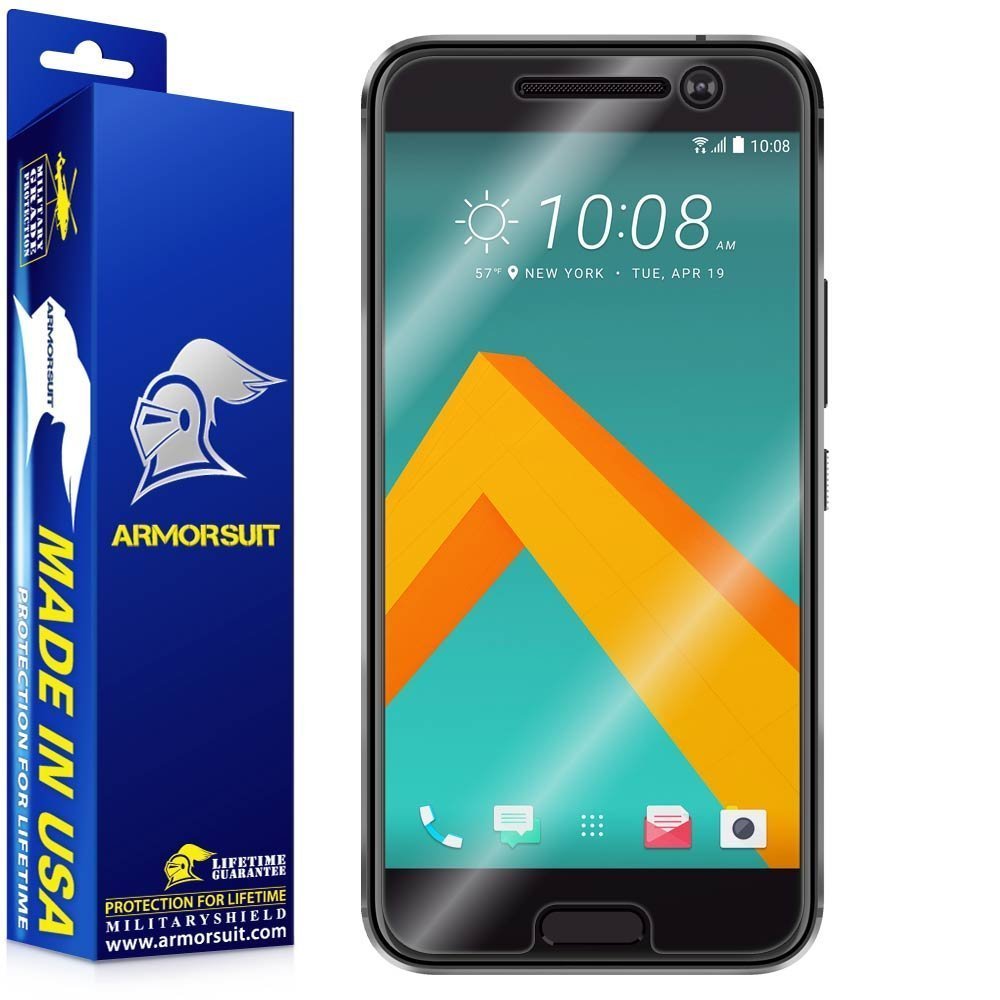 [2-Pack] ArmorSuit MilitaryShield HTC 10 CaseFriendly Screen Protector