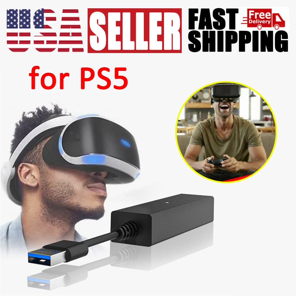 Adapter PS5 PS4 VR connector USB3.0 for Sony PlayStation 5 PSVR Camera US Stock