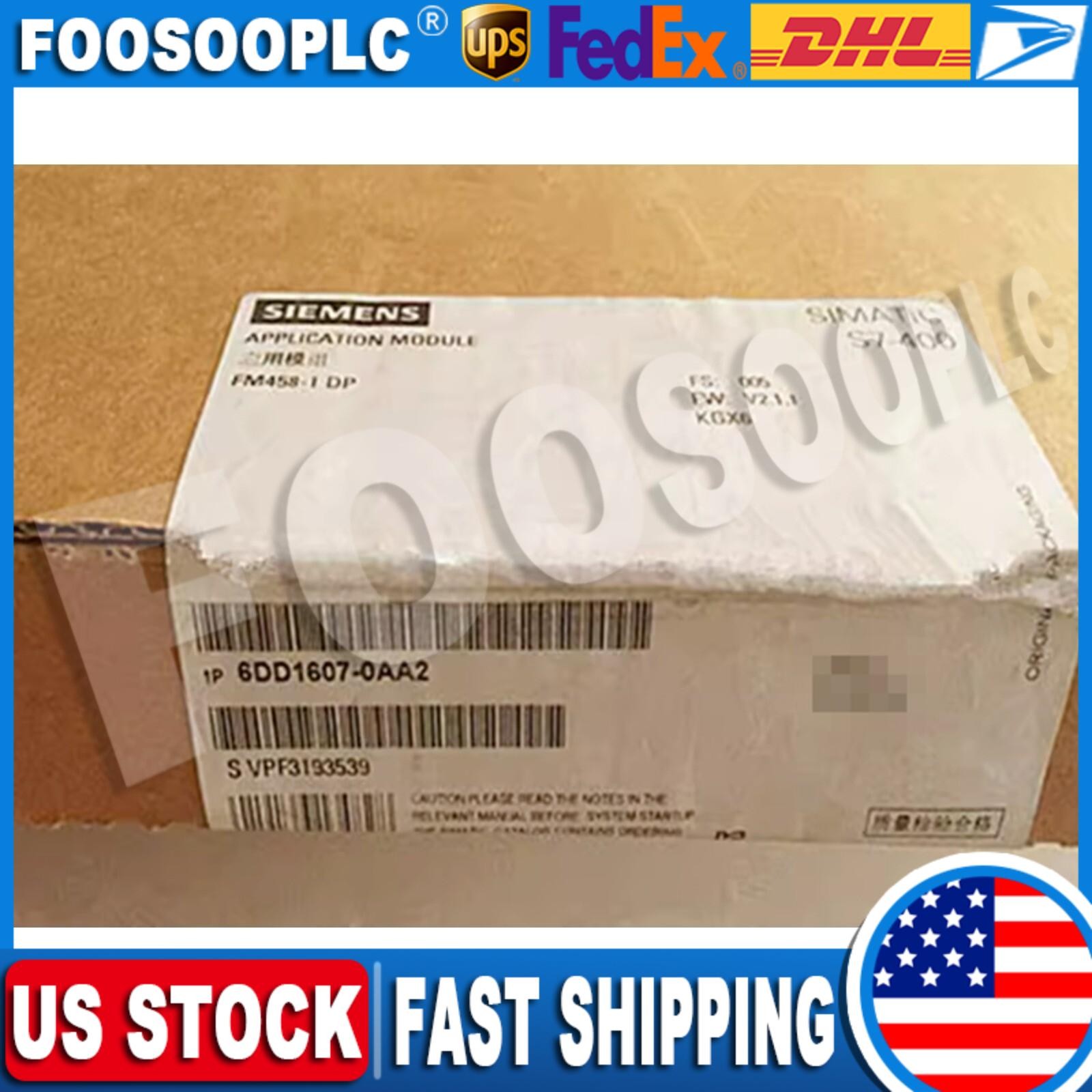 New Siemens 6DD1 607-0AA2 SIMATIC S7-400 FM458-1 DP 6DD1607-0AA2 Expedited Ship