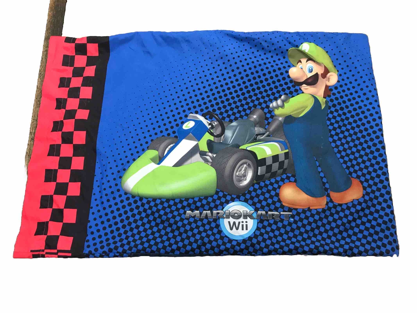 Mario & Luigi - Mario Kart Wii Pillowcase Cover- Nintendo Wii - Nice! Fast Ship