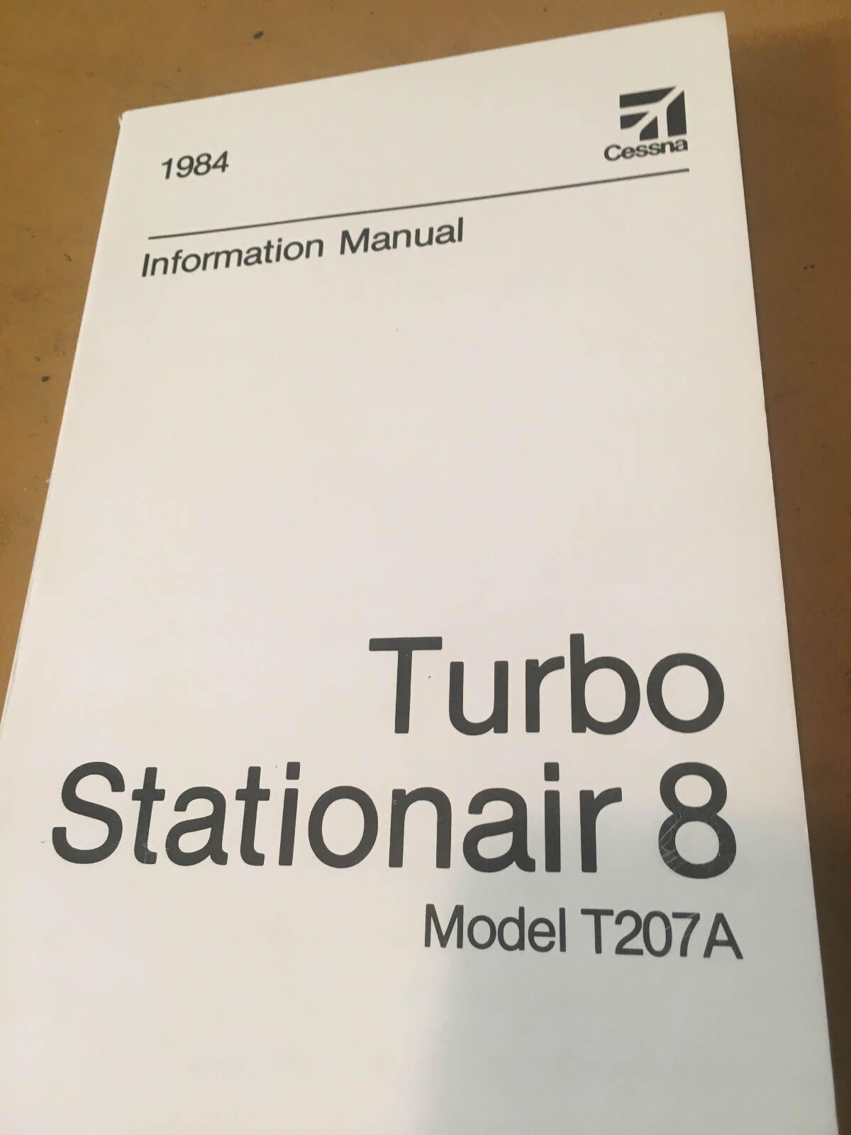 1984 Cessna T207A Turbo Stationair 8 Pilot's Information Manual