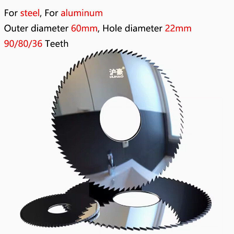 90/80/36 Teeth Carbide Circular Slitting Saw Cutter Cutting Tool 60mm Outer Dia