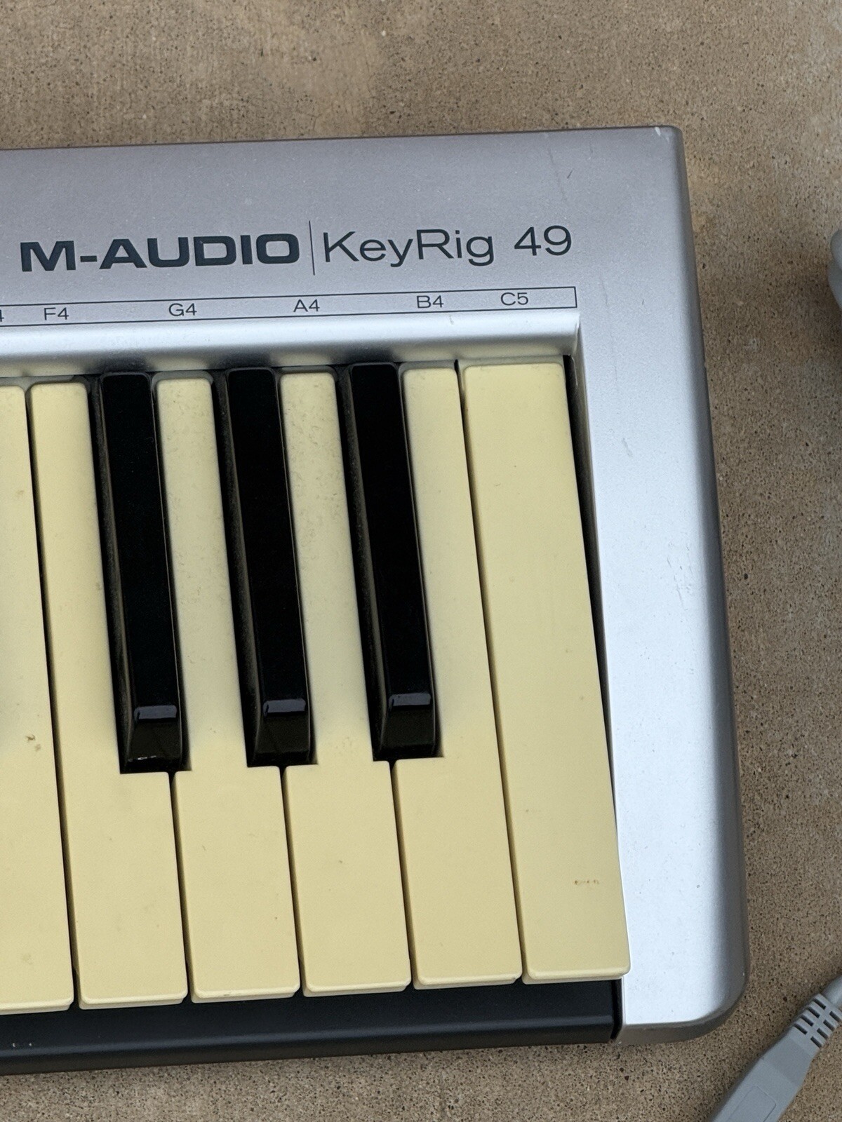 M-Audio KeyRig 49 Midi Keyboard 49-Key USB MIDI Controller w/ USB Cord