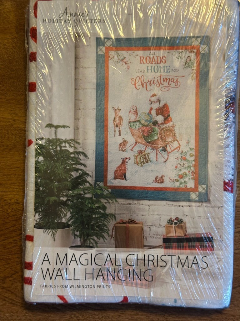 Annies Holiday Quilters Club XMAS ALL ROADS LEAD HOME WALL HANGING