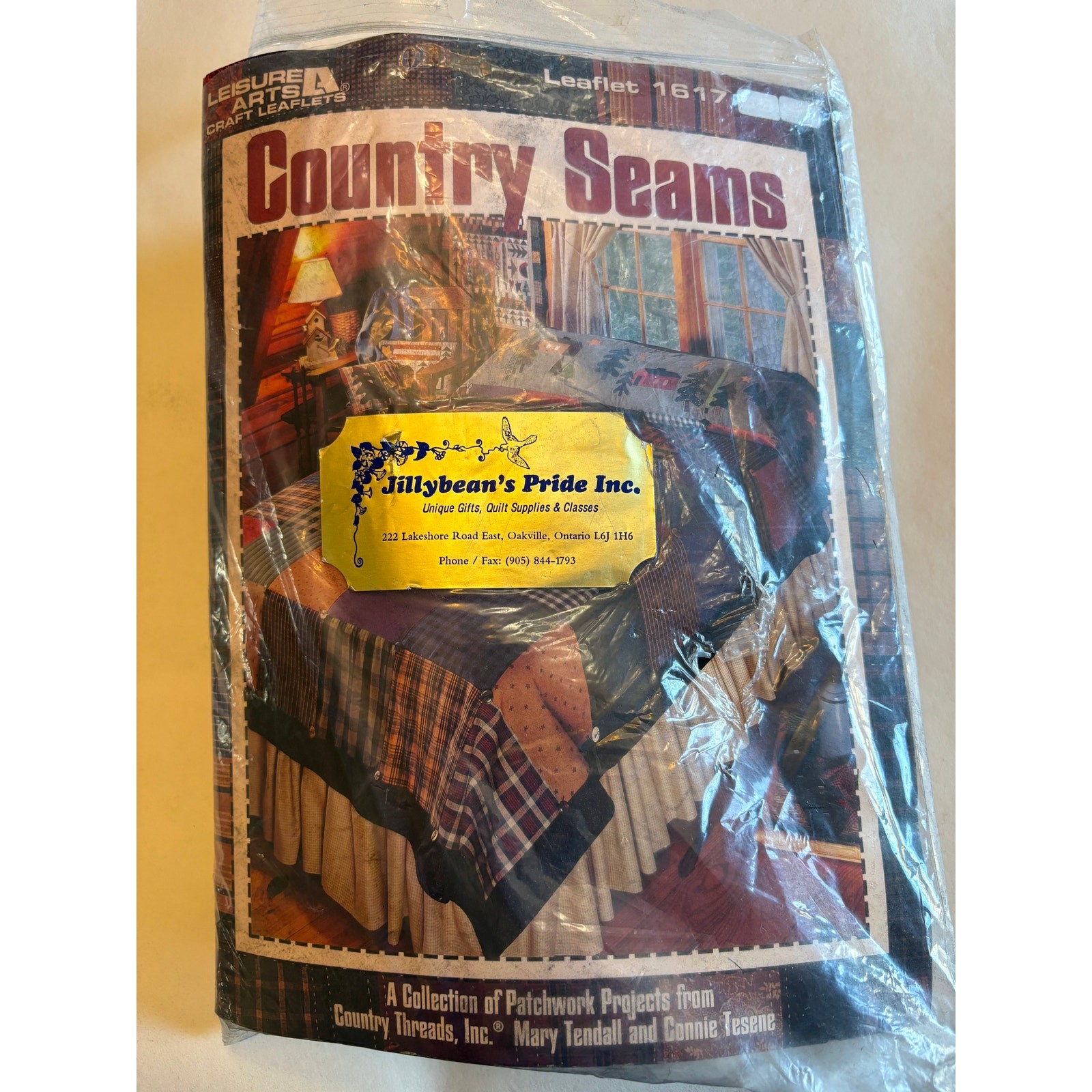 Vintage 1995 Patchwork Quilt Book with PRECUT Fabric Squares Kit Retails $115