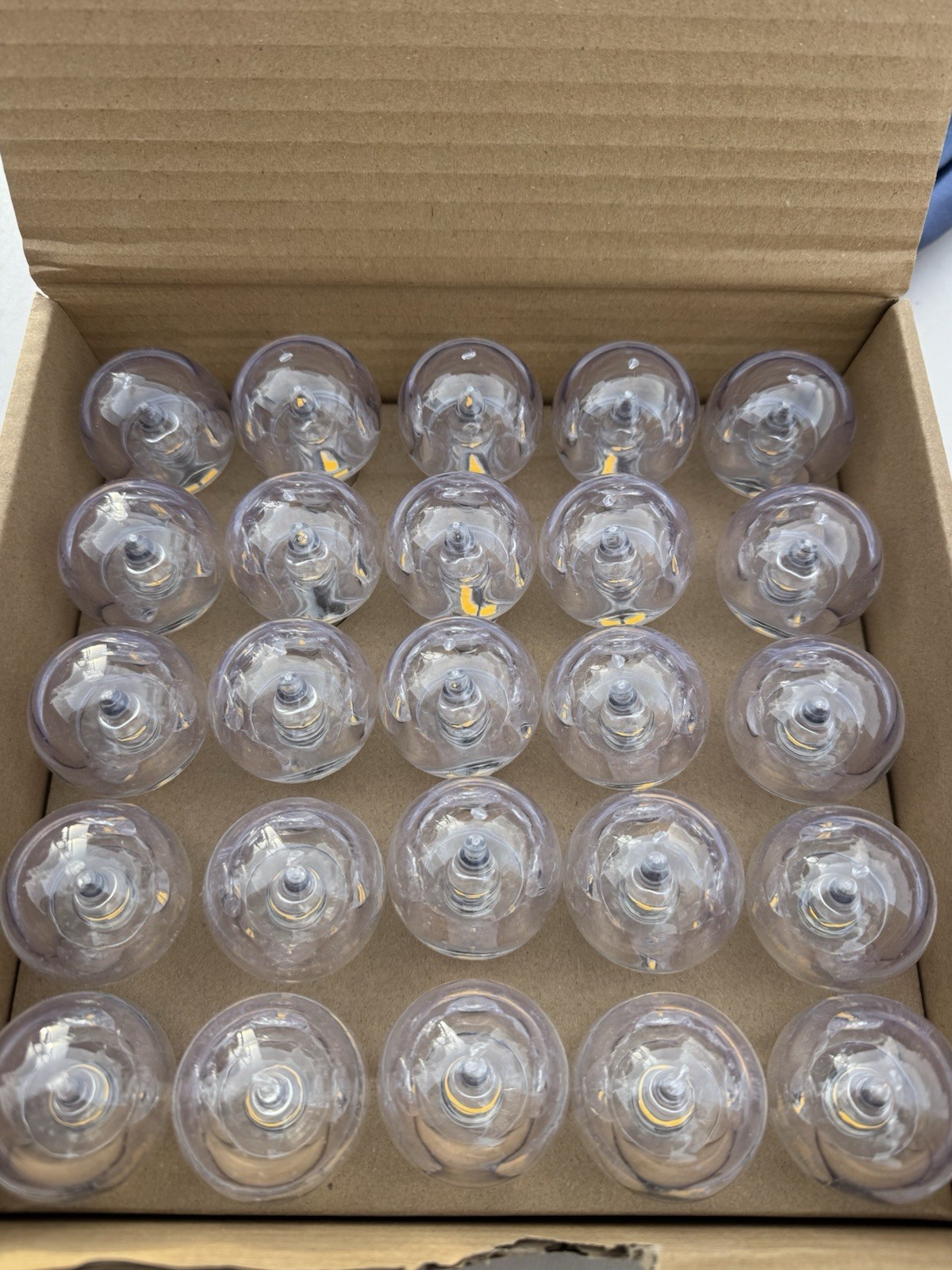 25x SV  130V Prem Dimmable LED G40 E17 Lamp Transparent Sun Warm White 15%OFF