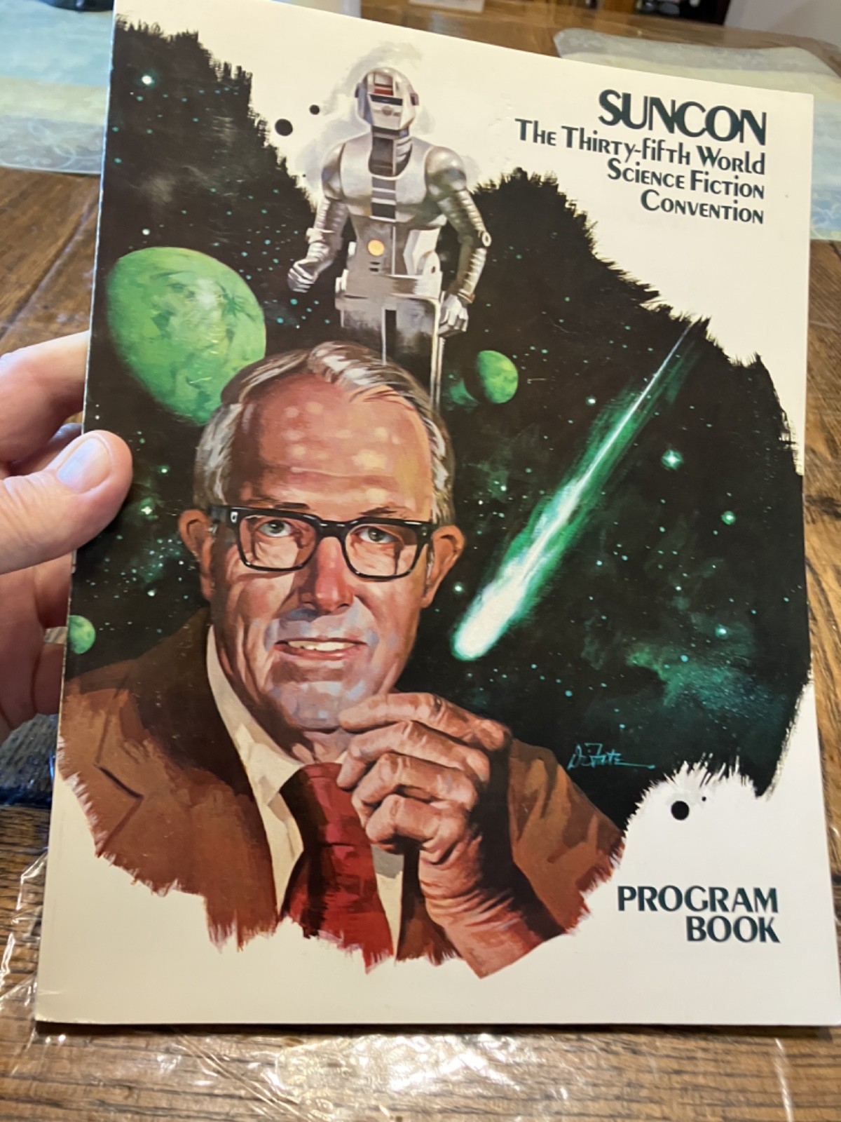 1977 Suncon Program Bk (Has 19 pg Art Portfolio)  35th World Sci Fi Co, Miami