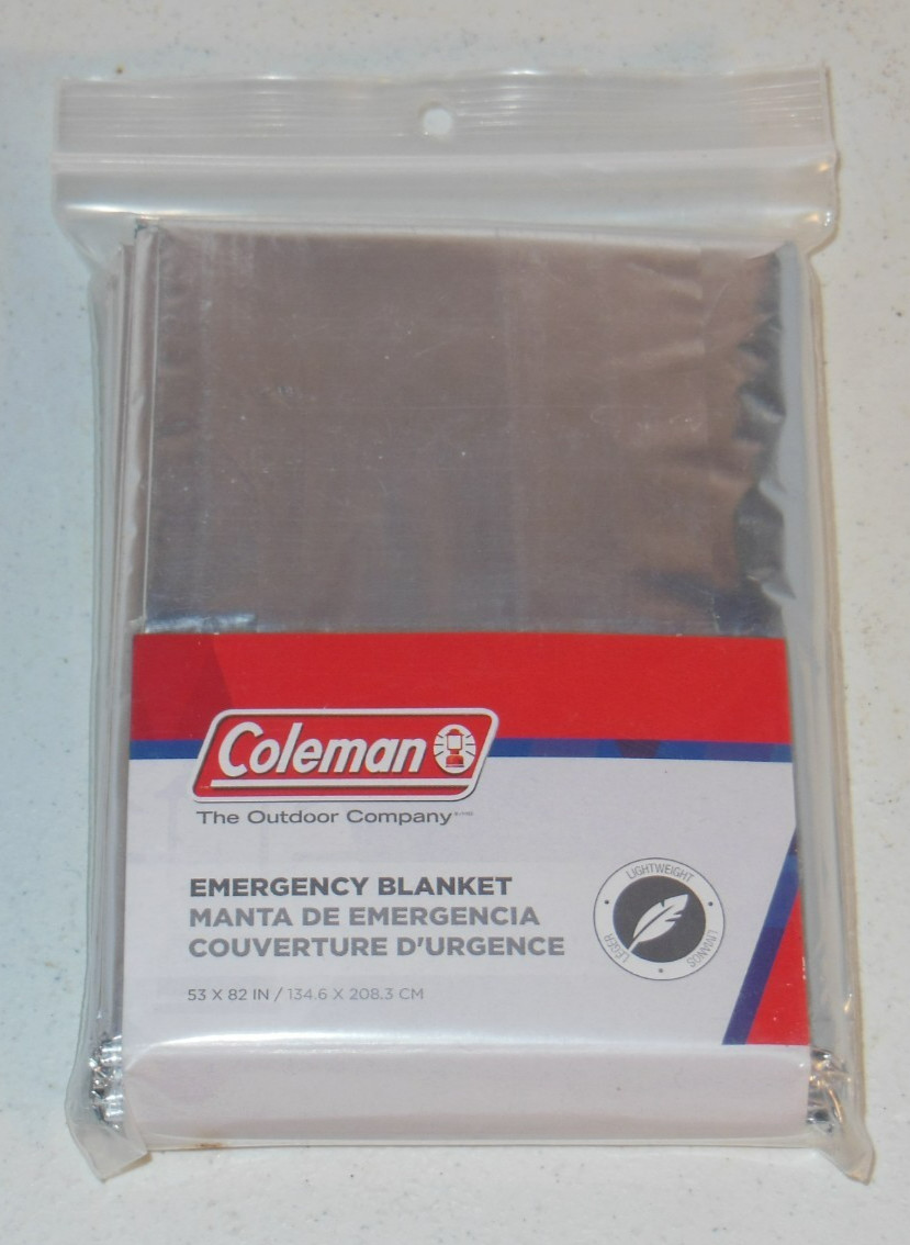 Coleman 2000016485 Blanket Emergency 53"x 82"