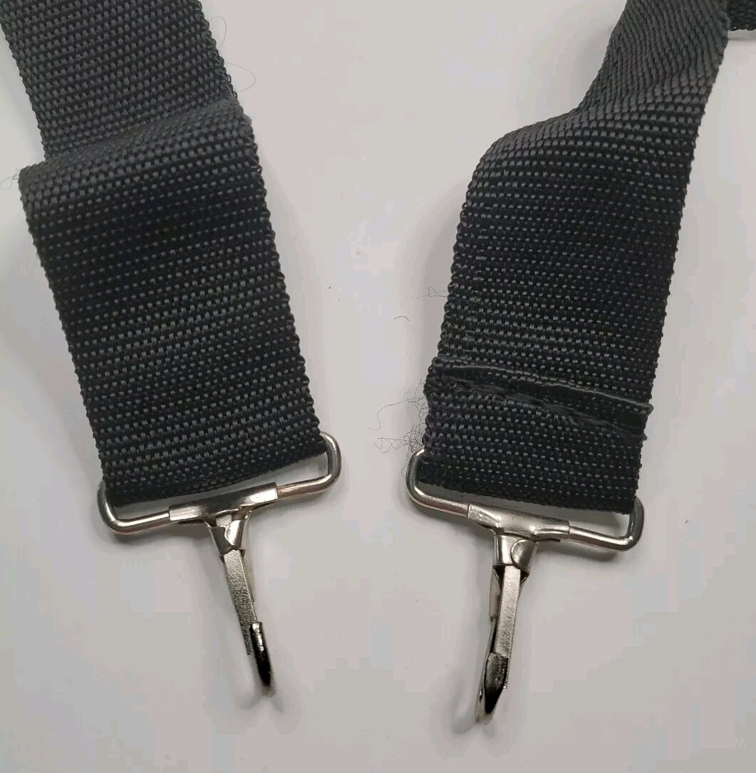 Strap Only 29" Adjustable Black Canvas 1.5" Wide