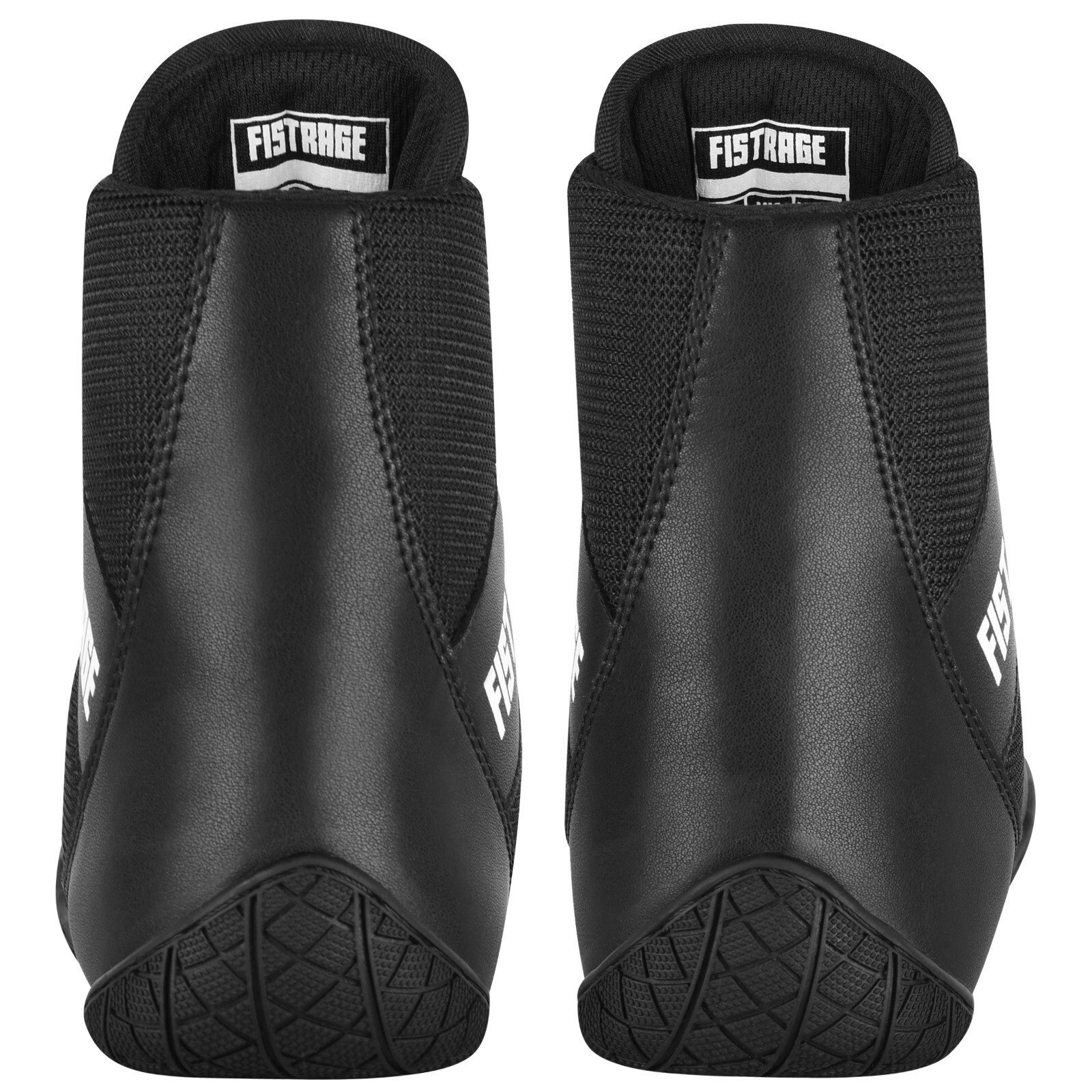 FISTRAGE Boxing Shoes Microfiber Leather Kickboxing And Training With Sting Bag