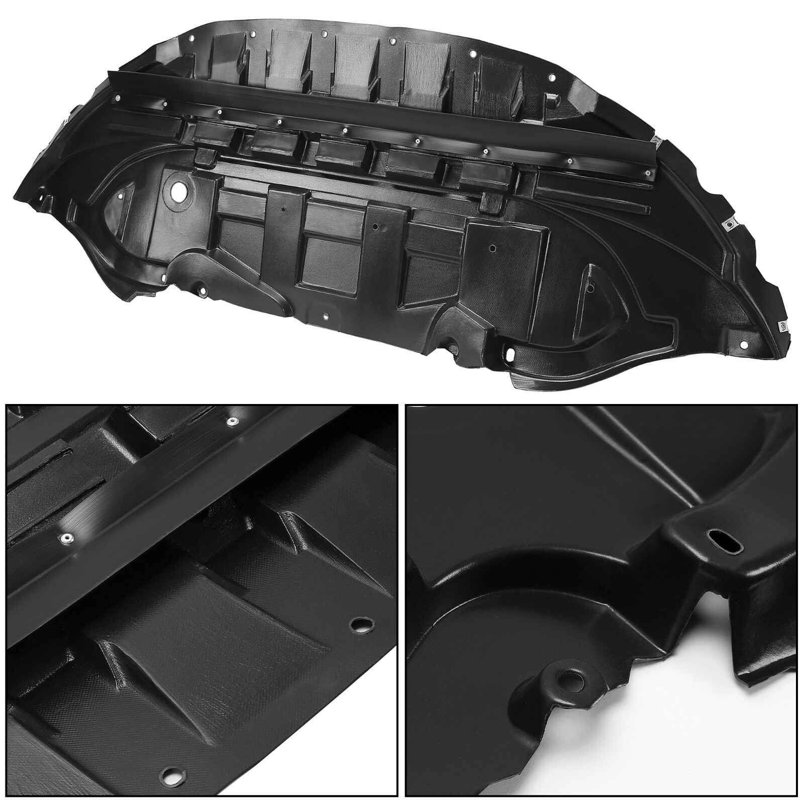 Front Engine Splash Shield Under Cover For 2013 2014 Ford Mustang GT BASE Model