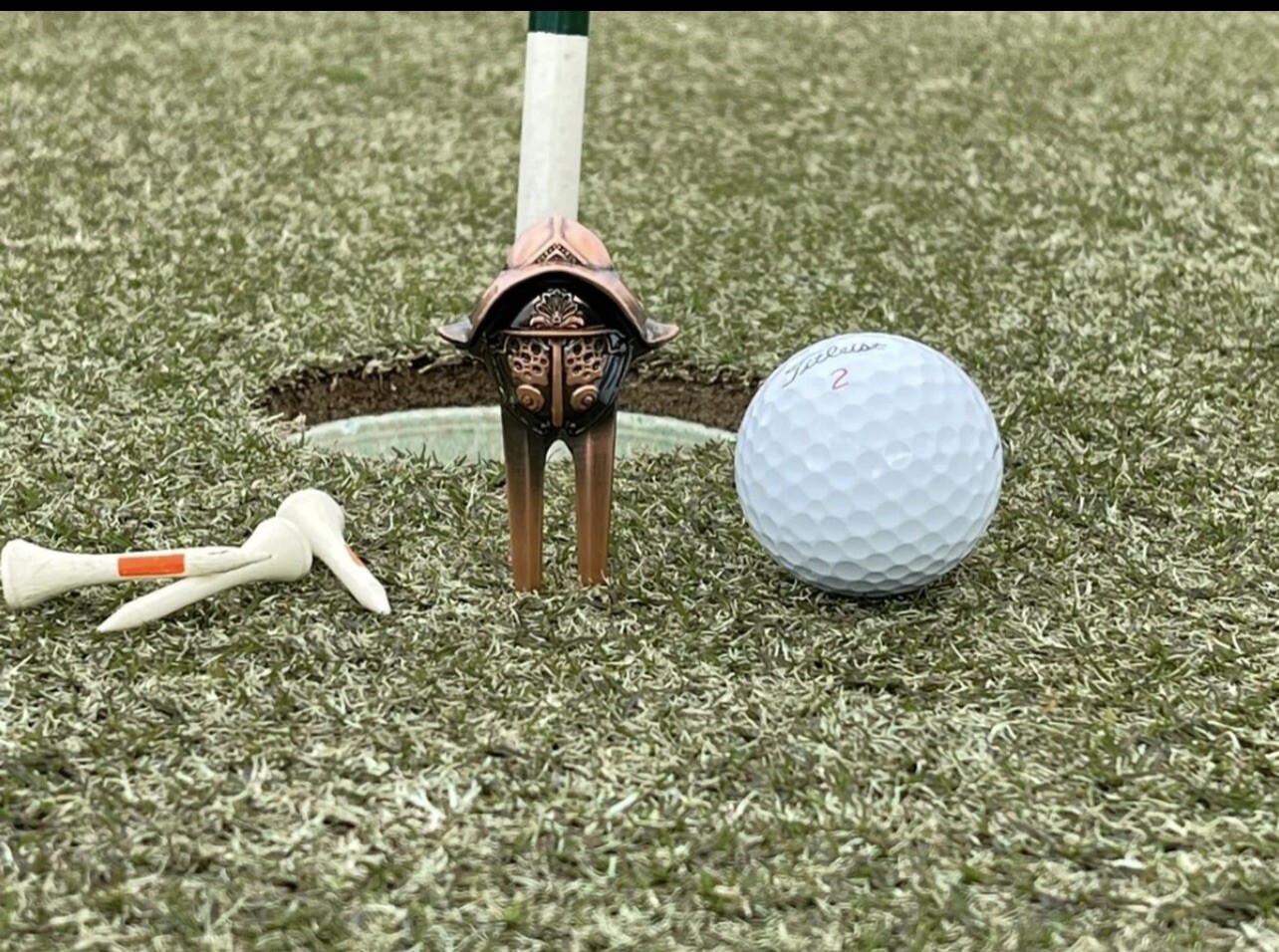 Golf Divot Repair Tool & Ball Marker