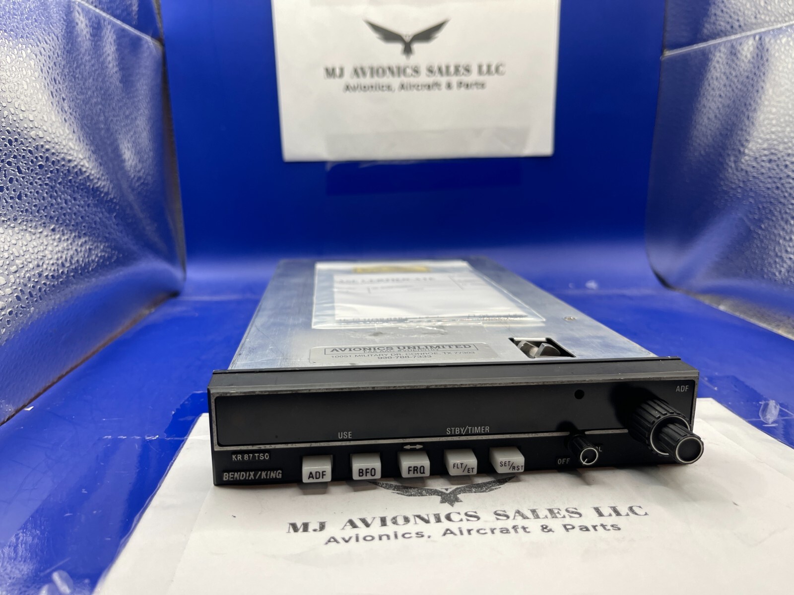 BENDIX/KING KR 87  ADF RECEIVER  P/N 066-1072-00 WITH FAA FORM 8130-3