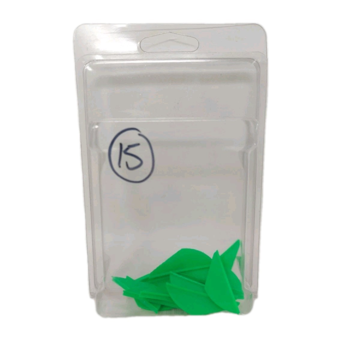15 Count Bohning Archery Blazer 1.5 Inch Mini Vanes: Neon Green: NOS