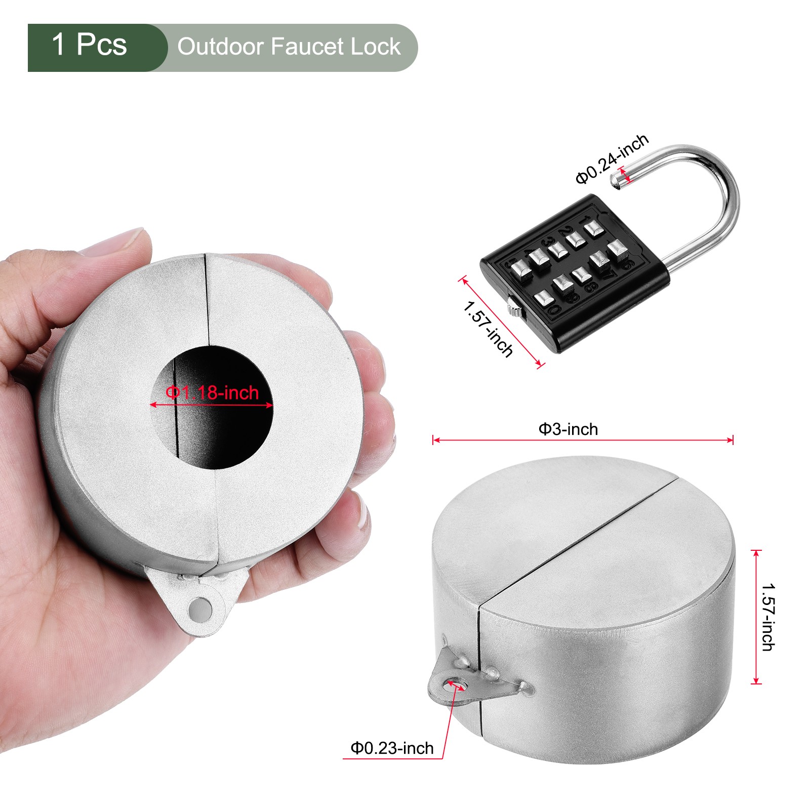 Protective Faucet Lock,for Outdoor