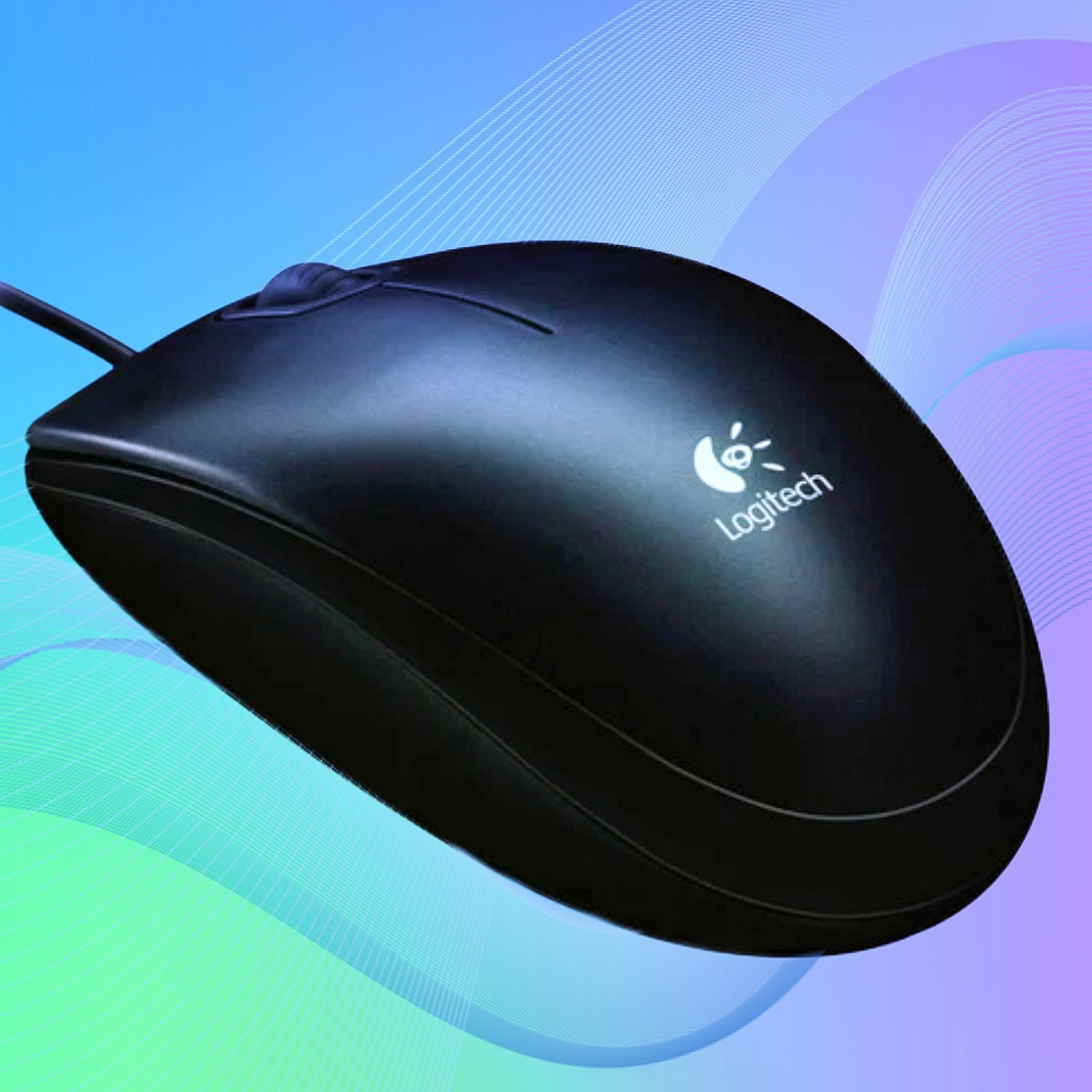 2025 NEW Logitech B100 business Mouse – Wired USB Mouse for Computers and Laptop