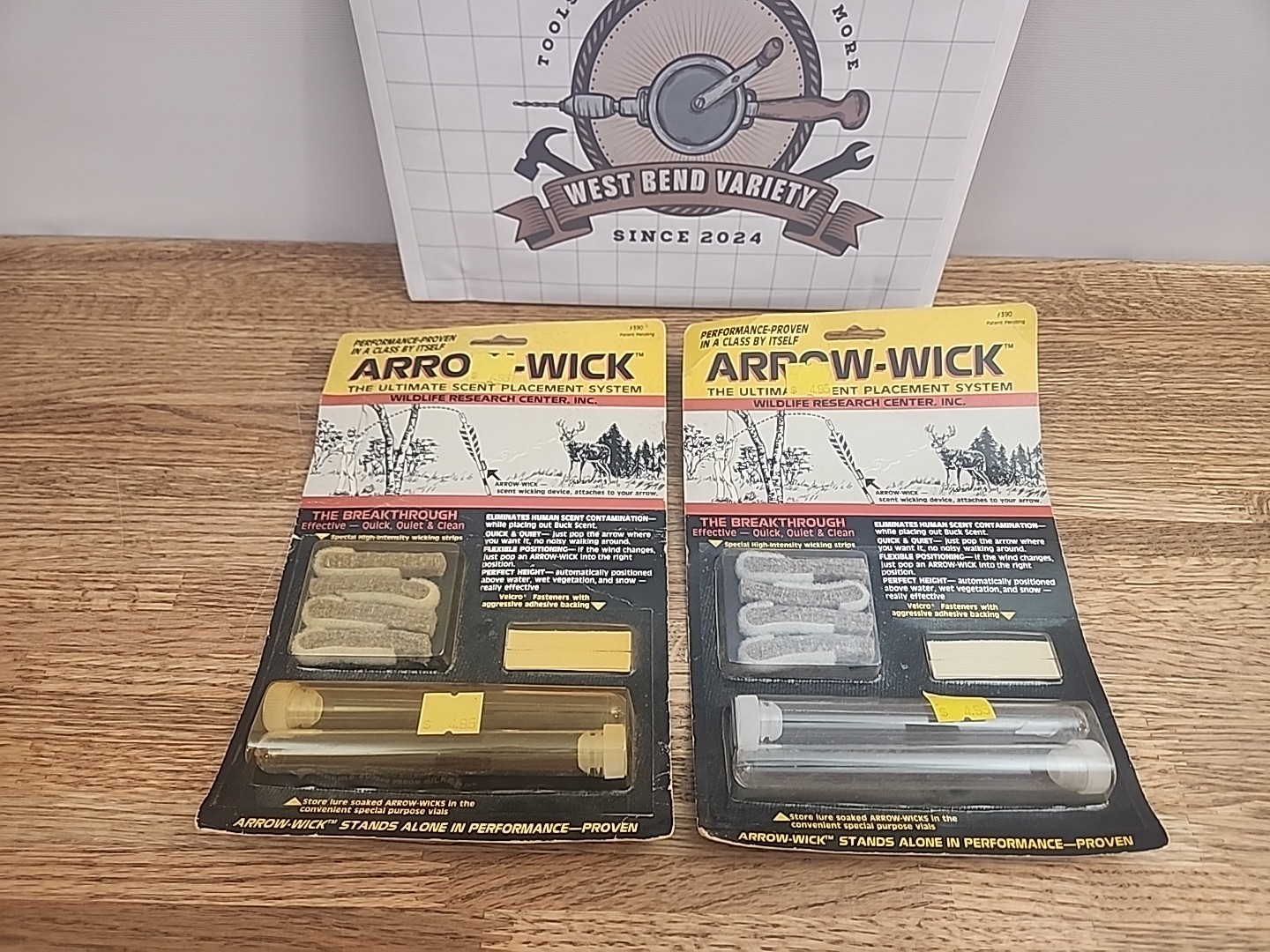 Pair Of  Wildlife Research #390 Arrow-Wick Scent Placement System