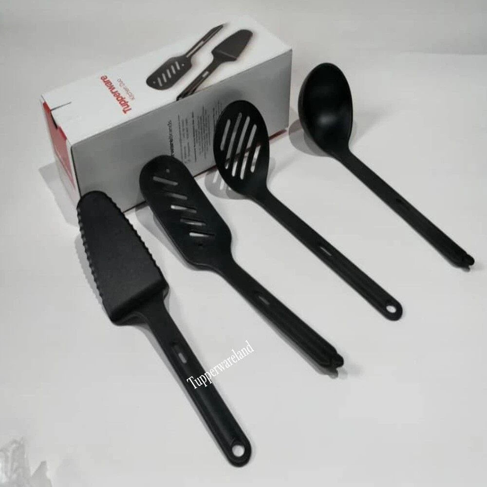 Tupperware 4 in 1 Kitchen Helper Tools Set with box (4pcs a set)