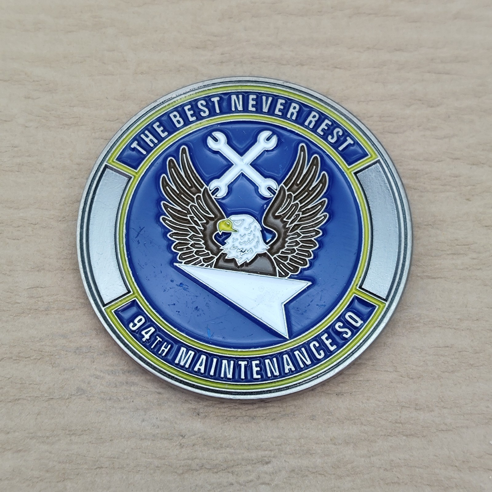 94th Maintenance Sq Challenge Coin