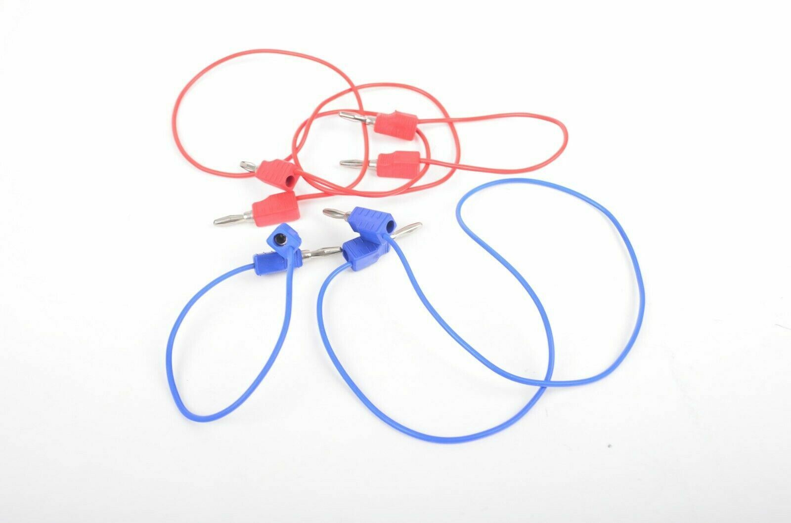 Multimeter Test Lead Probe Wire Cable Sets and Tips (5 sets +10 black tips)