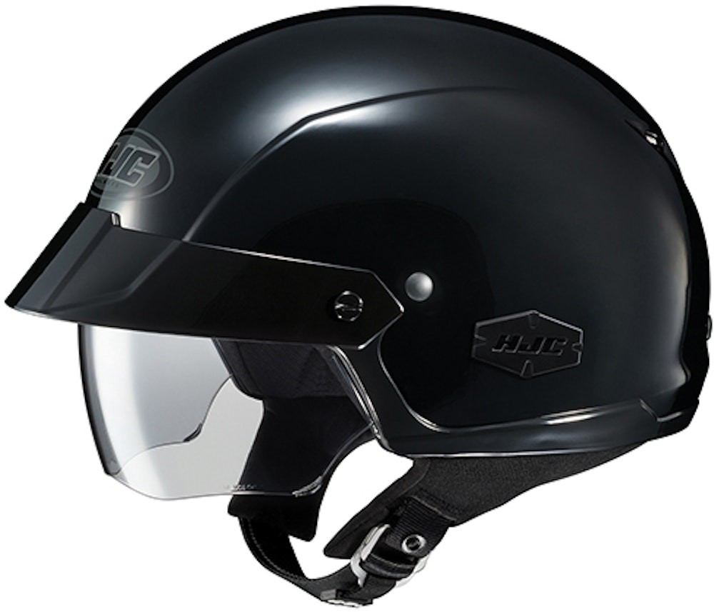 HJC IS-Cruiser Half Helmet Solid Colors XLG Black 0824-0105-07