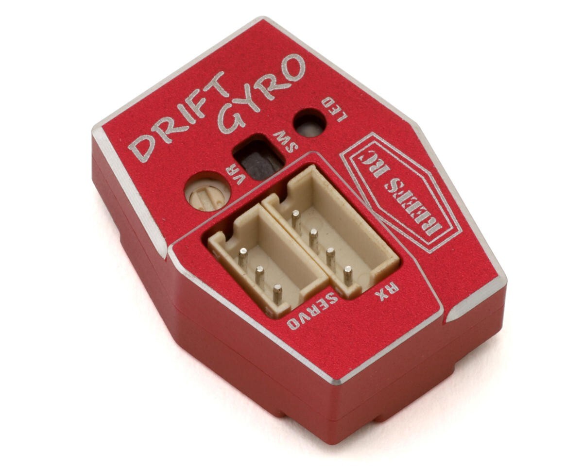 Reefs RC Drift Gyro for 1/10 and Mini Scale RC Drift Cars, Red