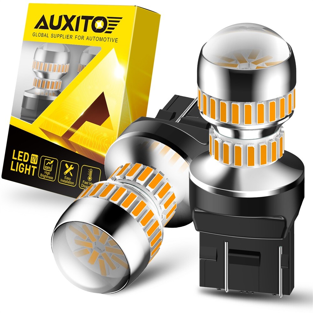 AUXITO 7443 7440 Amber LED Front Turn Signal Light Bulbs No Hyper Flash CANBUS