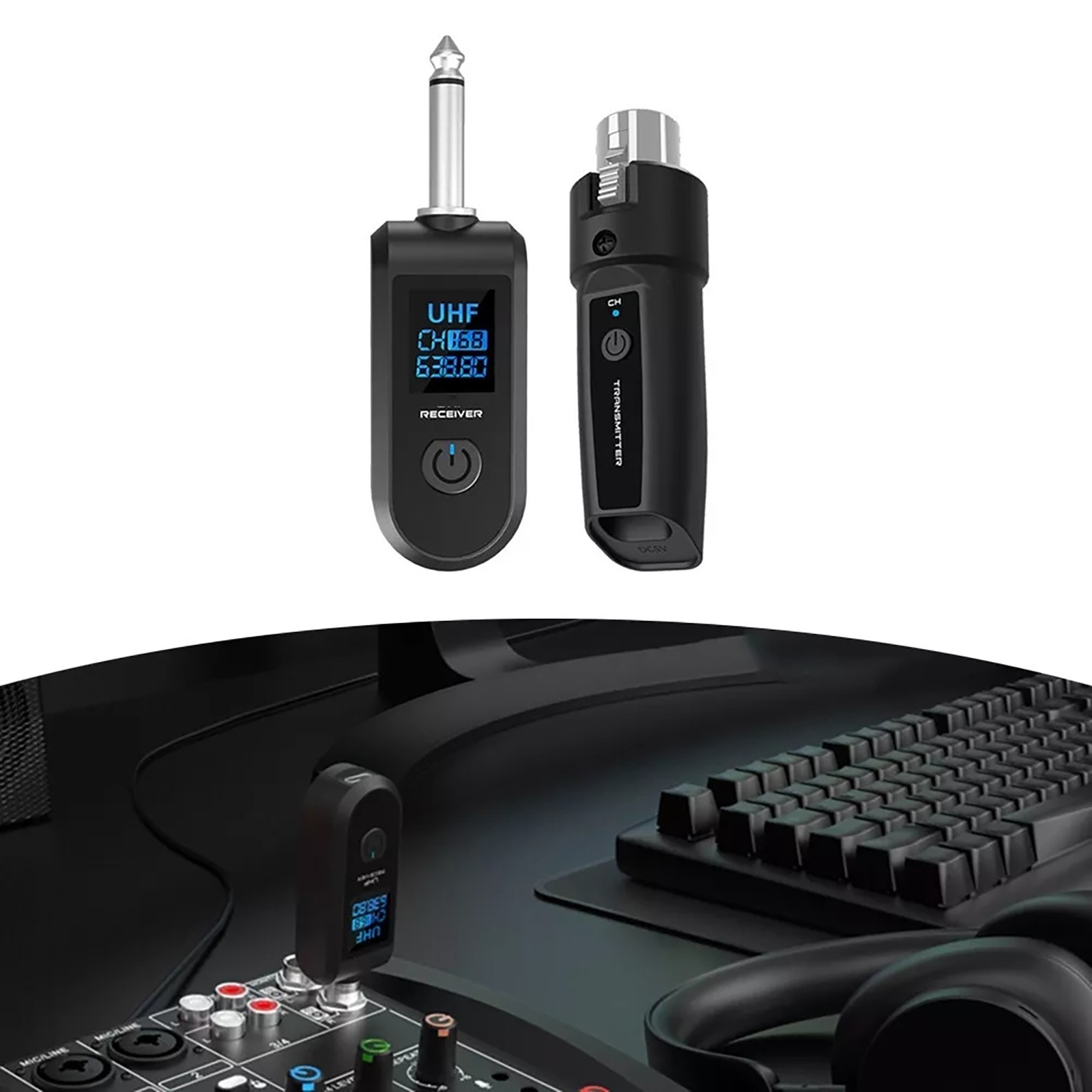 Audio Transmitter&Receiver XLR Stable and Non-interference Transmission