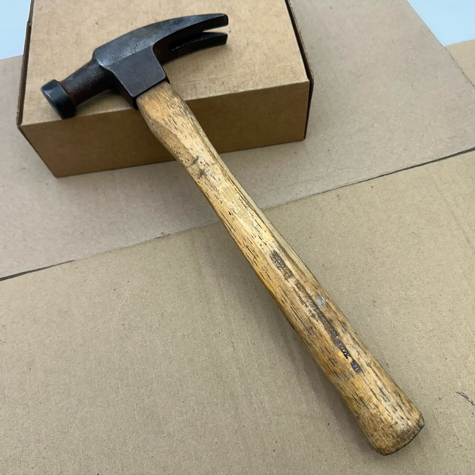 Vintage Dunlap 22 oz. OAW Bell Face Straight Rip Claw Hammer Good Shape USA Made