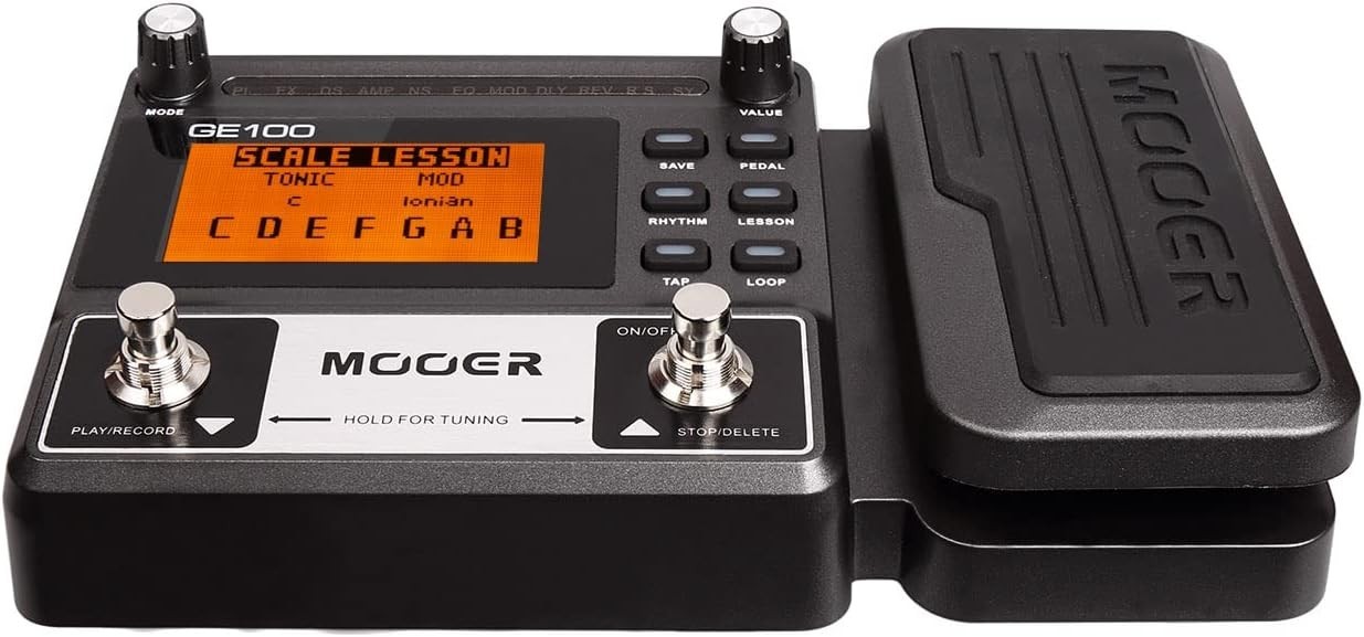 Multi-Effects Guitar Pedal 80 Presets 66 Effects Looper Drum Rhythms Wah