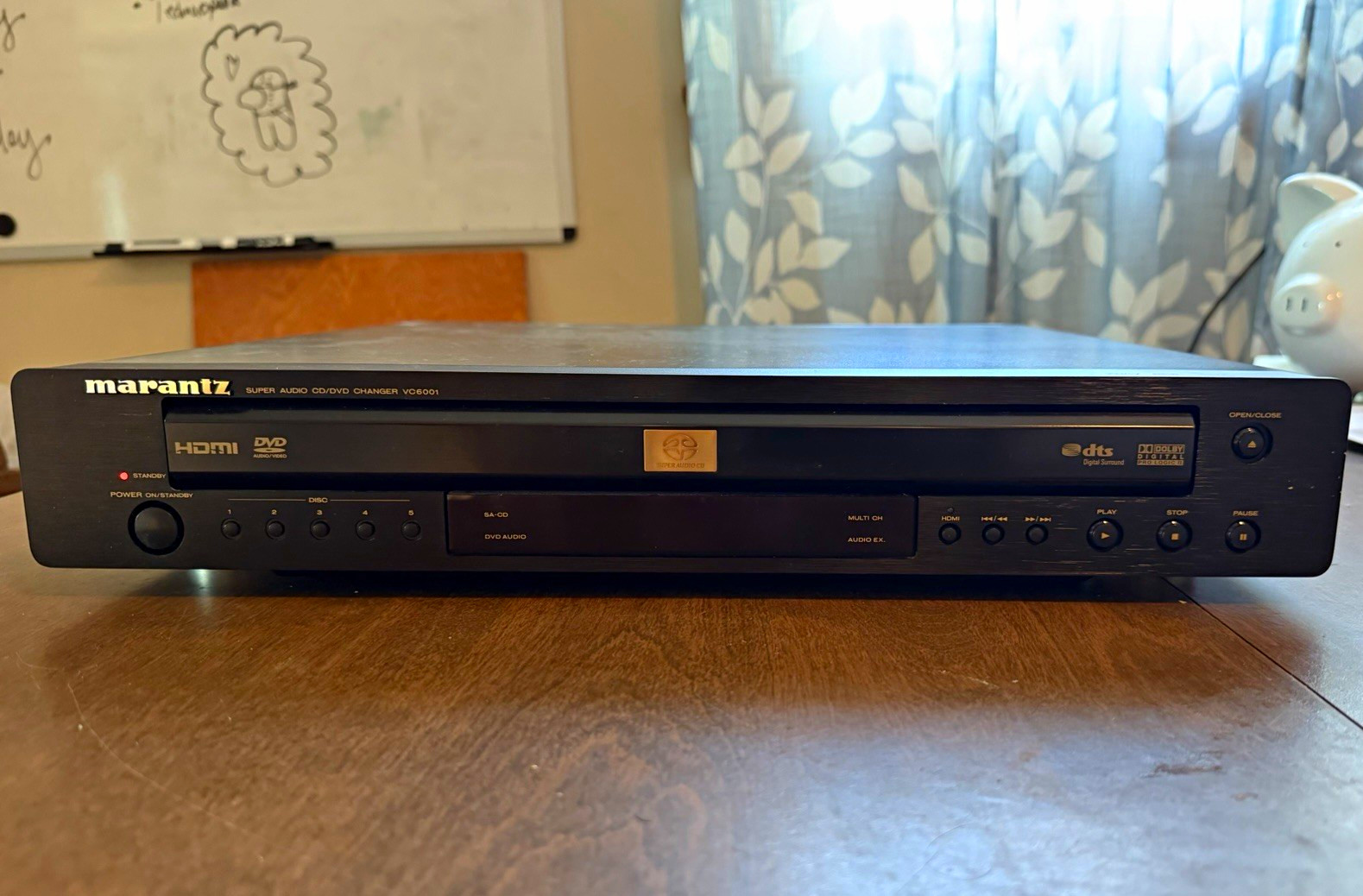 Marantz VC6001 DVD Disc Changer HDMI SACD DVD/CD Dolby DTS Black Region 1