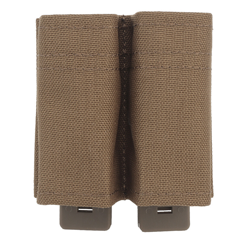 WST Tactical FAST 9mm Double Mag Pouch Mag Carrier Holder MOLLE Hunting Gear