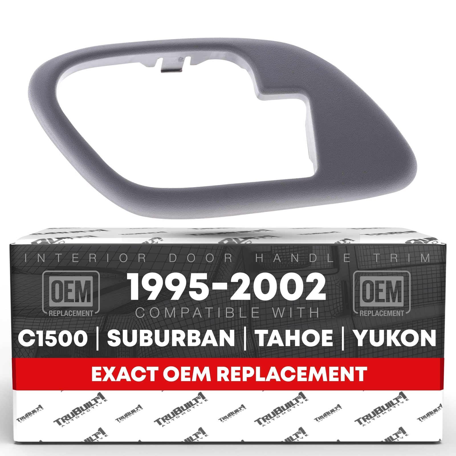 Interior Door Handle Bezel, Driver Side for Chevrolet GMC C&K 1500, 2500, 350...