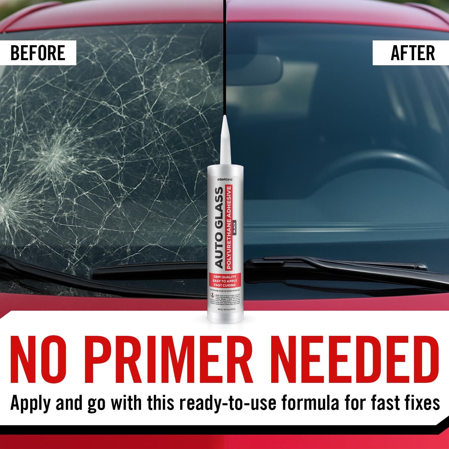 Polyurethane Windshield Adhesive - Fast Cure, High Bond Strength, Automotive Win