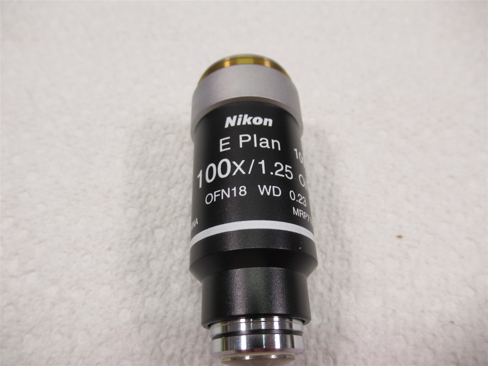 Nikon Eclipse Series E Plan 100x Microscope Objective Lens Excellent Shape