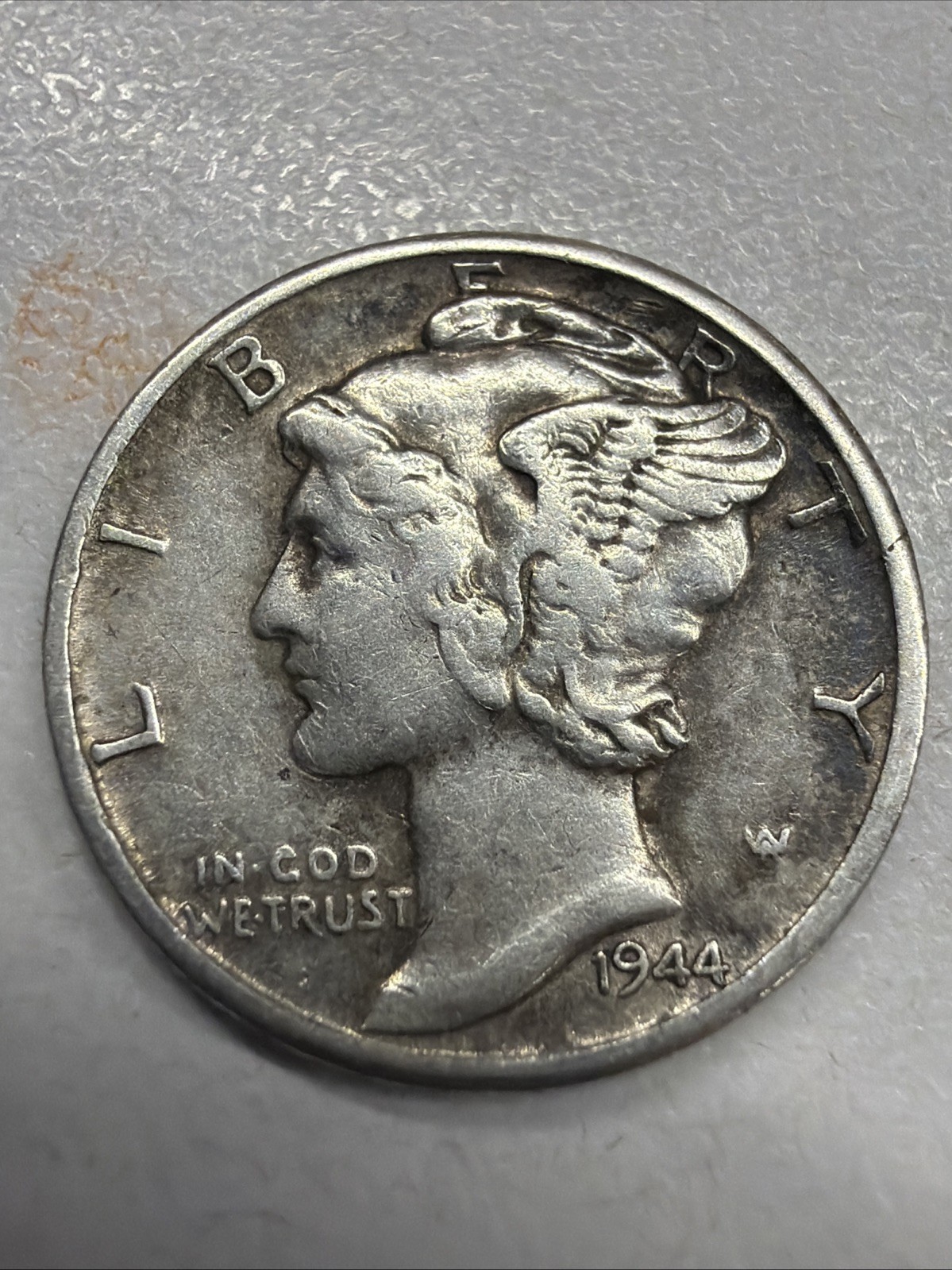 1944-D Mercury Dime - Actual Silver Coin  Shown Same Day Shipping