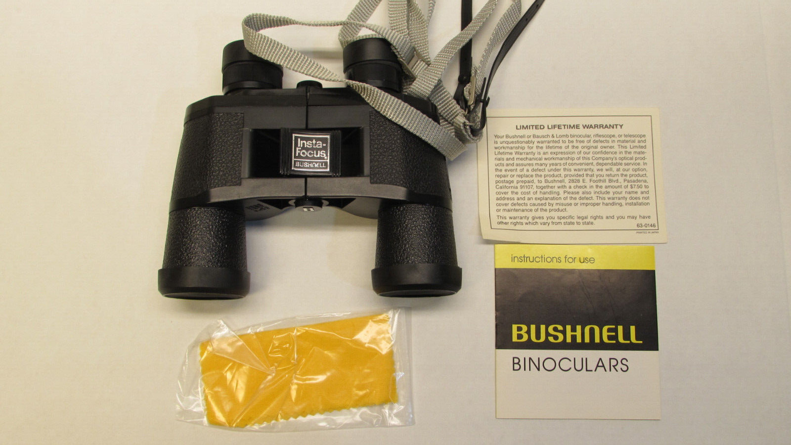 Vintage Bushnell Citation Binoculars 7X35 Insta-Focus 341 ft FOV at 1000 yards