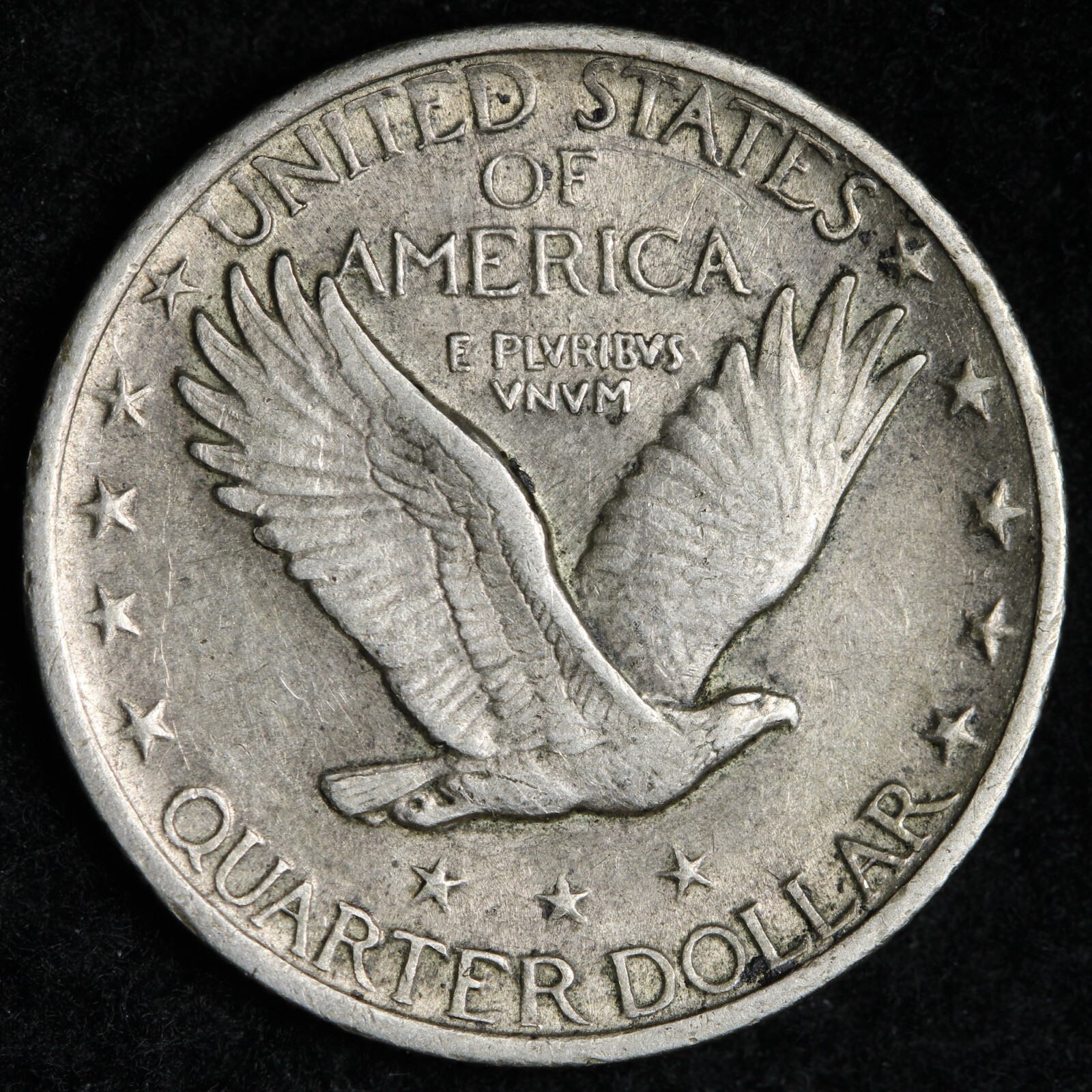 1920 Standing Liberty Silver Quarter AU E261 ZMA