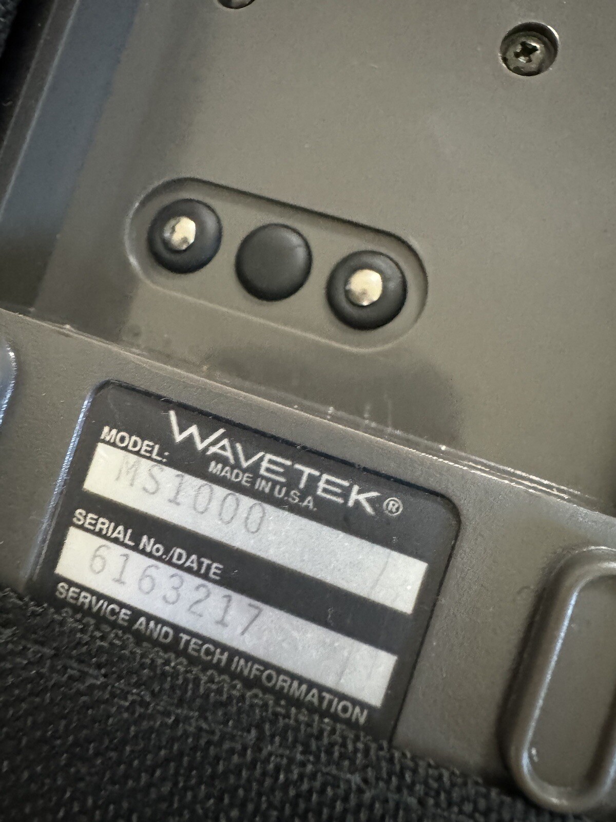 Wavetek Micro Stealth MS1000 Signal Level Meter With Case As Is