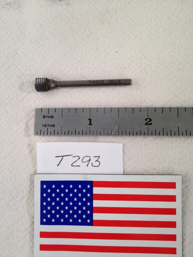 NEW FALCON / SGS 1/8" SH CARBIDE BURR. SA-51A DIAMOND CUT 3/16 LOC USA BUR -T293